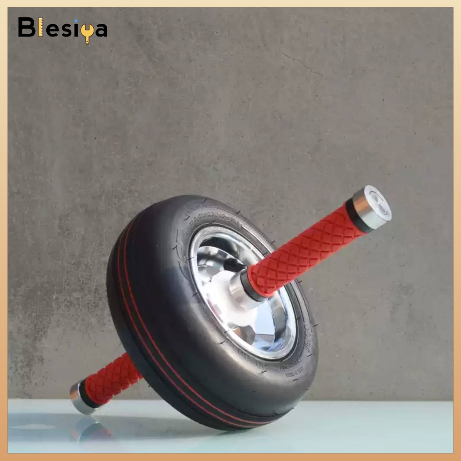 Blesiya Smooth-Rolling Ab Roller with Rubber Tire Nonslip Ab Roller Wheel Long-Lasting Fitness Equipment Compact for Outdoor Training ราคา 11,316 บาท*ส่งฟรี