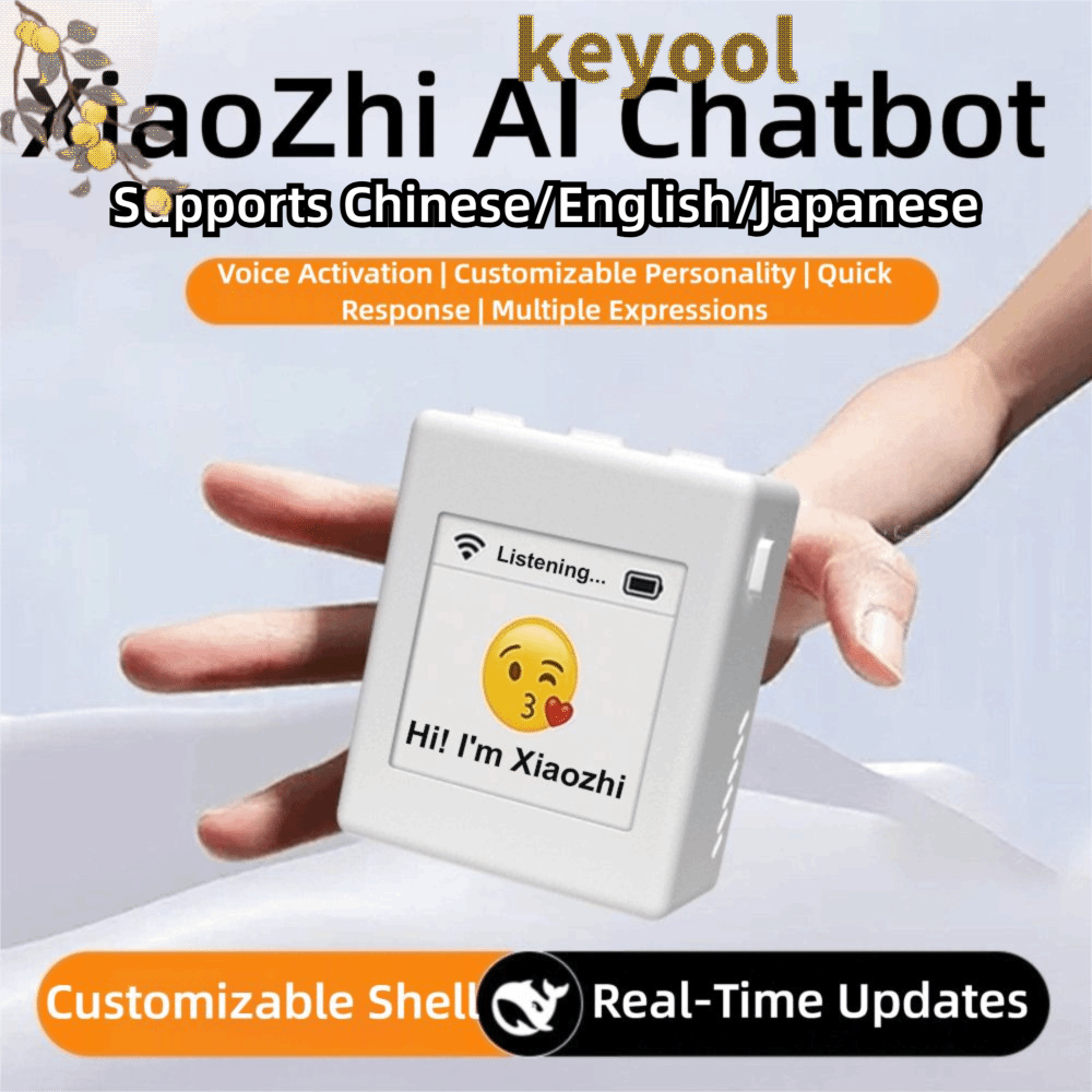 KEYOOL Màn hình TFT 1,54 inch Robot đối thoại AI Ban Phát Triển ESP32-S3 Hỗ trợ DeepSeek Robot thông minh Biểu hiện tùy chỉnh cá nhân hóa Mô-đun hộp thoại Robot đối thoại bằng giọng nói