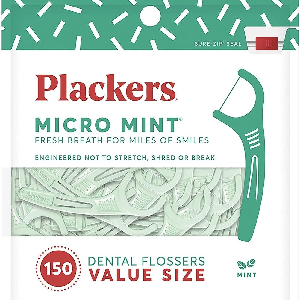 Tăm chỉ nha khoa Plackers (1 hộp - 150 cái) (Bịch)