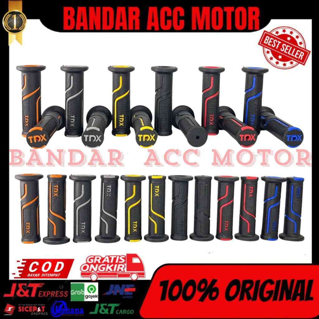 PROMO HANDGRIP HANDFAT SARUNG GAS RACING TDX RACING ERSATZEL SBJ201 NON JALU SBJ 201-31 JALU KOMBINASI WARNA DAN DASER HITAM EMPUK ROBOT TERMURAH PROTAPER DOMINOTION RACENUI NUI TDX MODEL ORIGINAL UNIVERSAL SEMUA MOTOR HANDGRIP MOTOR MATIC BEBEK SPORT Harga  15,459 Ringgit*Penghantaran Percuma