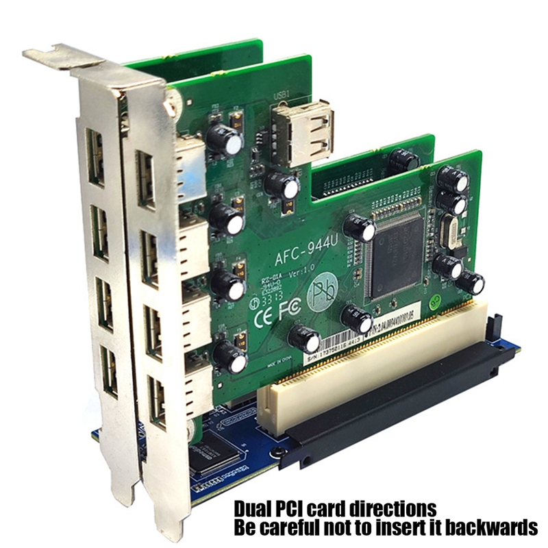 1 Piece PCI-E to PCI Adapter Card PCIE to 2 PCI Slot Support Capture Card Golden Tax Card
