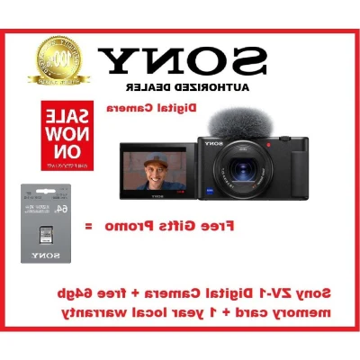 Sony ZV-1 Digital Camera free 64gb memory card 1 year local warranty