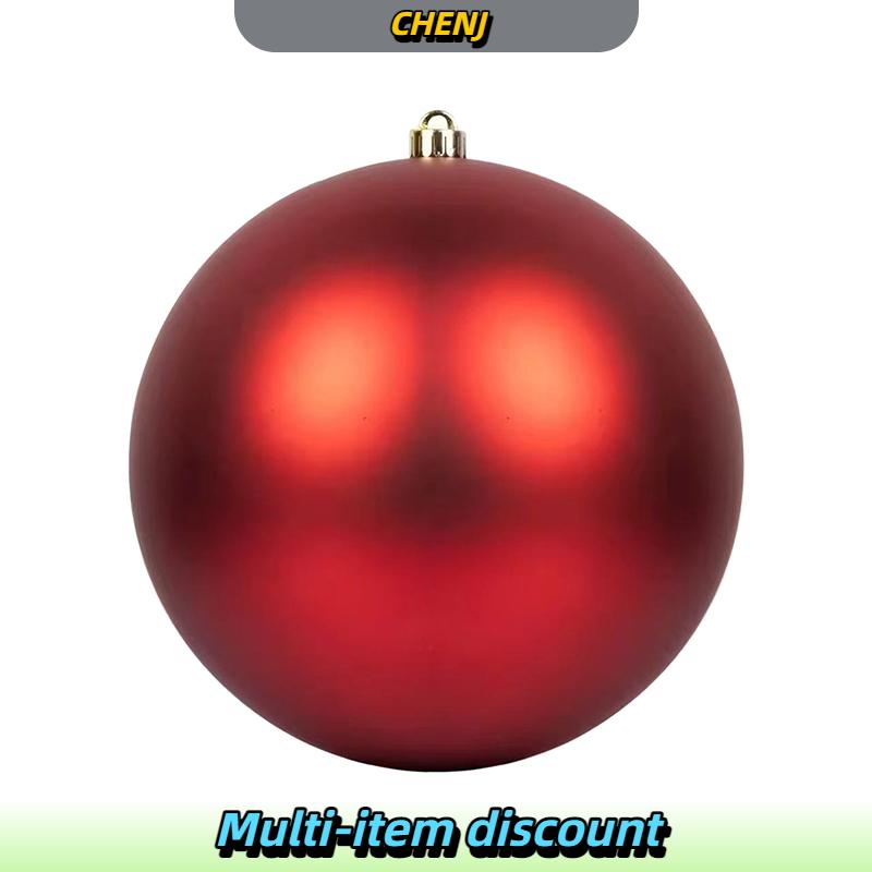 CHENJ ลูกบอลตกแต่งคริสต์มาส12 15 20ซม. 1ชิ้นลูกบอลประดับต้นคริสต์มาสแขวนเงาสำหรับตกแต่งบาร์บ้านงานแต่งงานของตกแต่งคริสต์มาส ราคา 84 บาท*ส่งฟรี