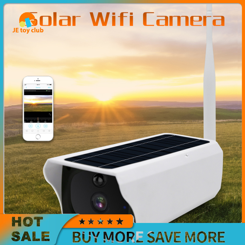 Năng lượng mặt trời Máy ảnh IP66 không thấm nước ai cảm biến chuyển động màu nhìn trong đêm 2 cách âm thanh ngoài trời 3MP HD năng lượng mặt trời Camera An Ninh