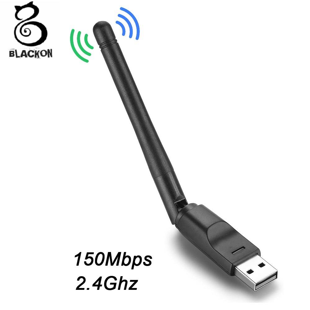 BLACKON USB Card mạng mt7601 150Mbps Dongle Wi-Fi Mt7601/8188 Bộ thu Wifi Di động 2.4GHz Bộ chuyển đổi USB Wifi 150Mbps Dành cho máy tính/điện thoại Giá 55,000 Đồng*Miễn phí vận chuyển
