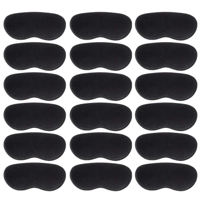 Heel Grips for Men and Women, Self-Adhesive Heel Cushion Inserts Prevent Heel Slipping, Rubbing, Blisters, Foot Pain, and Improve Shoe Fit (Black)