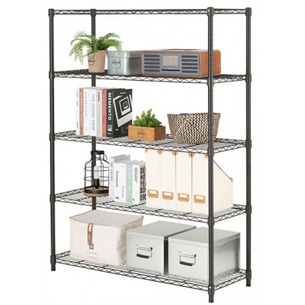 Global House HAWDD ชั้นวางของเหล็กโล่ง 5 ชั้น ARK-7966021ขนาด 109x40x180ซม. สีเทา รับประกันของเเท้! ราคา 2,628 บาท*ส่งฟรี