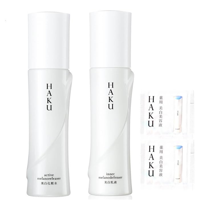 [Direct from Japan] [Set purchase] Shiseido HAKU Active Melano Releaser + Inner Melano Defenser Set (Whitening lotion 120mL, Whitening emulsion 120mL), 100% Authentic, Free Shipping ราคา 6,311 บาท*ส่งฟรี