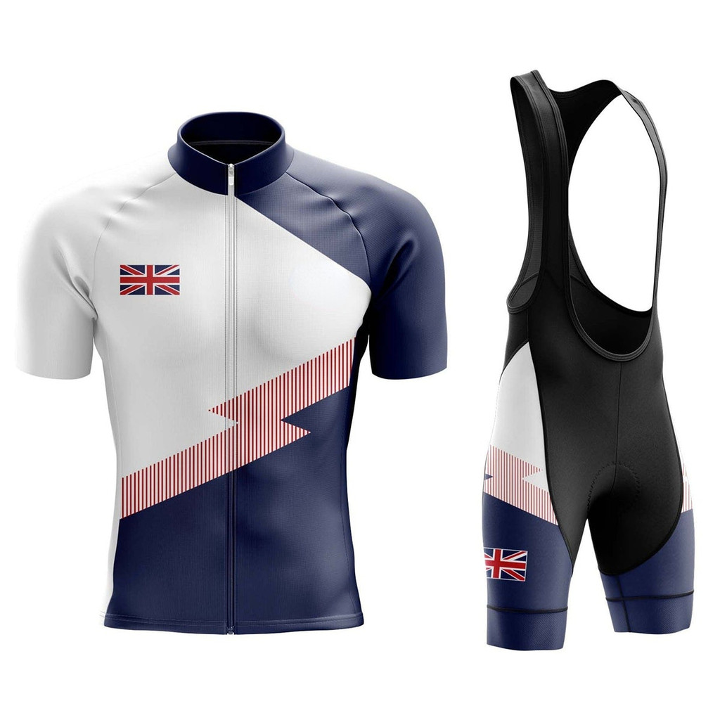 2025 Vương Quốc Anh Áo Đi Xe Đạp Bộ Đội Thụy Sĩ Quần Áo Xe Đạp MTB Bike19D Gel Yếm Quần Short Nam Xe Đạp