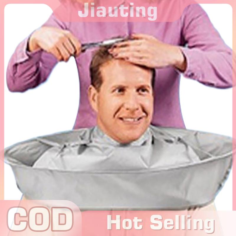 Jiauting Người lớn làm tóc vừa, váy nhuộm tóc, áo choàng cắt tóc, vải cắt tóc thoáng khí ba chiều