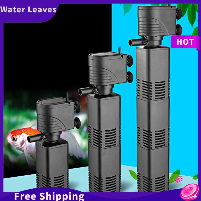 [Water]Hot Sale Freeshipping Nhựa 3 Trong 1 Fish Tank Lọc Lọc Tăng Oxy Không Khí Aquarium Lọc Với Bên Trong Miếng Bọt Biển 4 6 12 20 30W