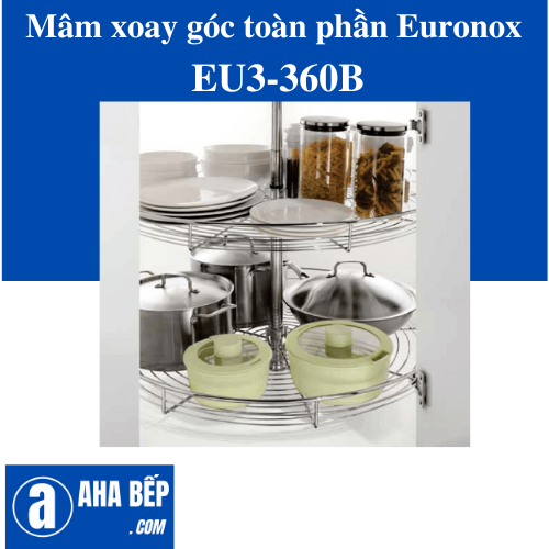 Mâm xoay góc toàn phần Euronox EU3-360B. Hàng Chính Hãng (Hotline: 0899.167.587)