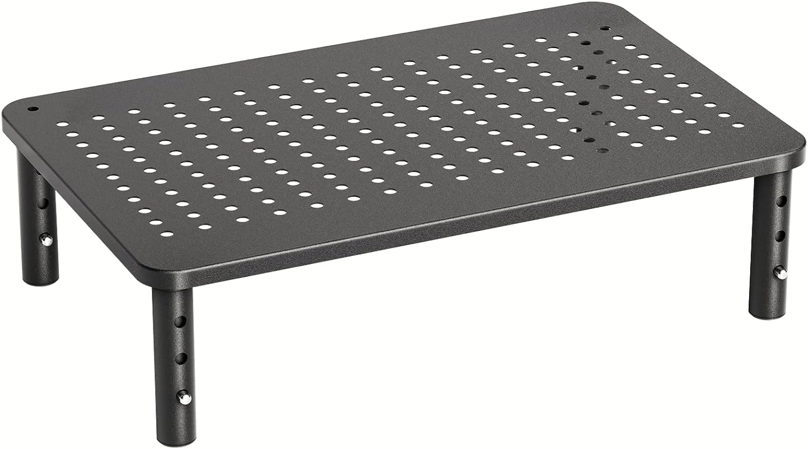 Giá đỡ màn hình, giá đỡ màn hình Riser 3 chiều cao có thể điều chỉnh, Giá nâng màn hình với luồng không khí lỗ thông hơi, Đế máy tính xách tay cho bàn, kệ dùng để kê máy tính xách tay, Giá để tài liệu cho màn hình, 15.6 "máy tính xách tay, PC, máy in