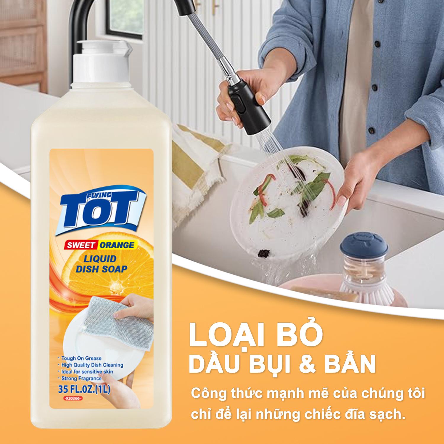 Flyingtot citrus juicer 1000ml quick cleaning oil control body oil oil safe American brand super dense swimsuit nuoc ruabaya