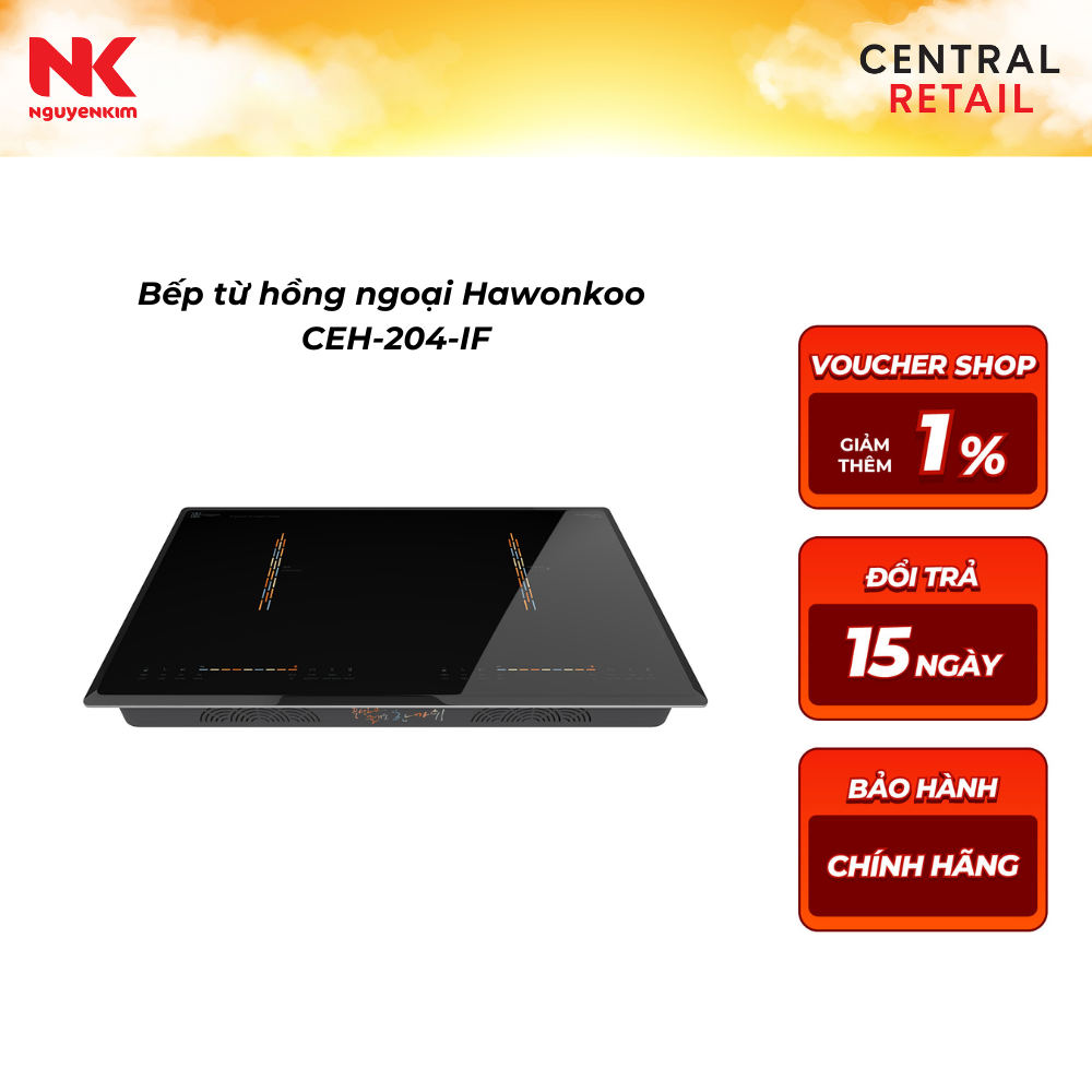 Bếp từ hồng ngoại Hawonkoo CEH-204-IF