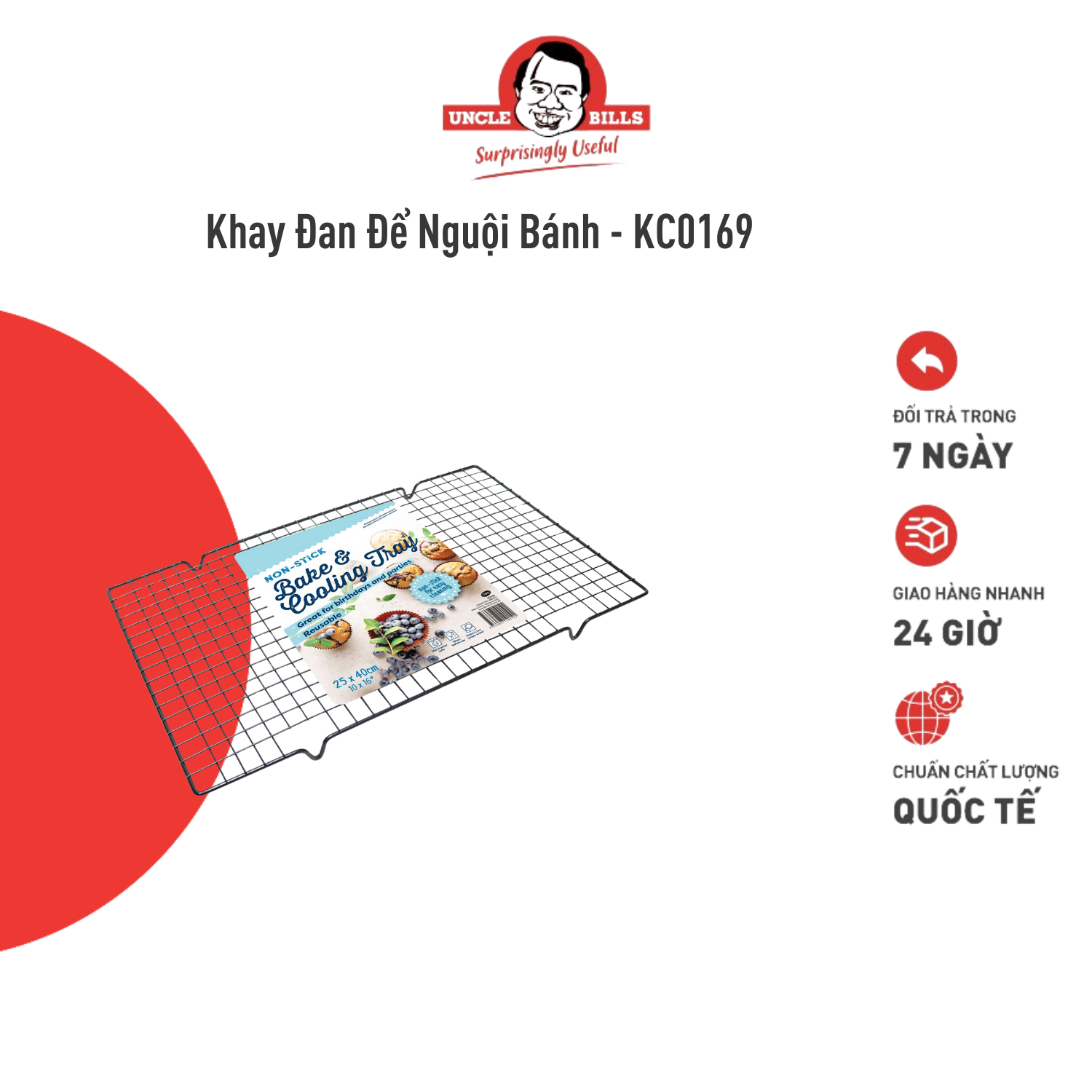 Khay đan để nguội bánh uncle bills kc0169