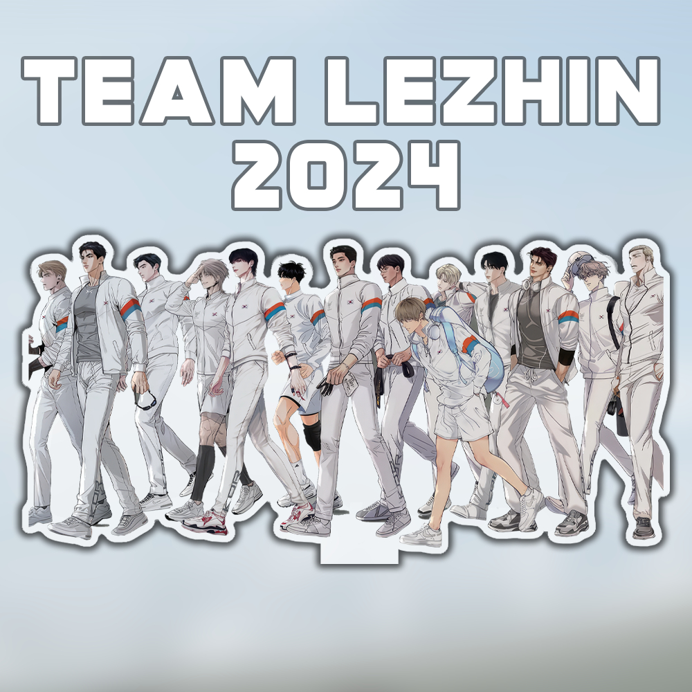 Mô Hình Standee và Móc Khóa Manhwa BL Lezhin BOMTOON Calendar 2024 Seasons Greetings Team  Phụ Kiện 