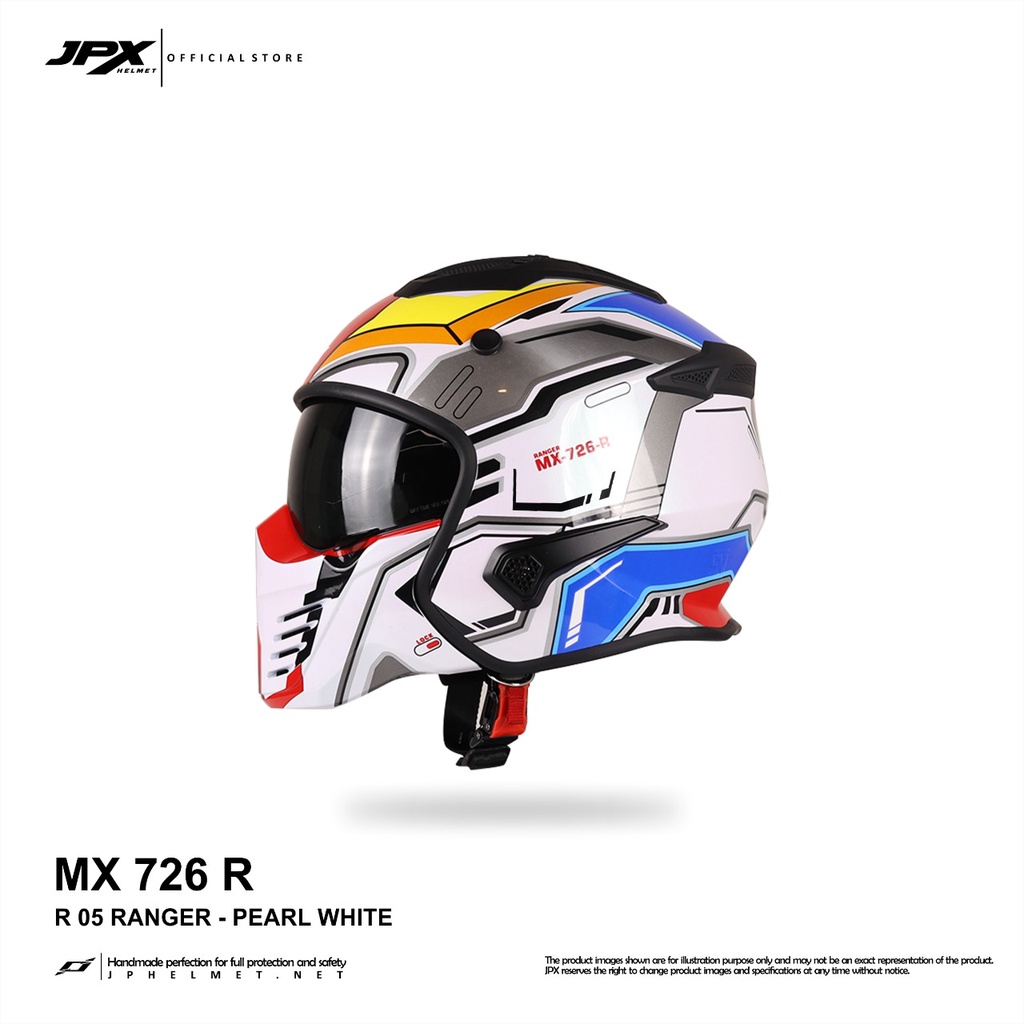 Helm JPX Full Face Mx-726R - R05 Ranger Harga 669,500 rupiah*Gratis Ongkir