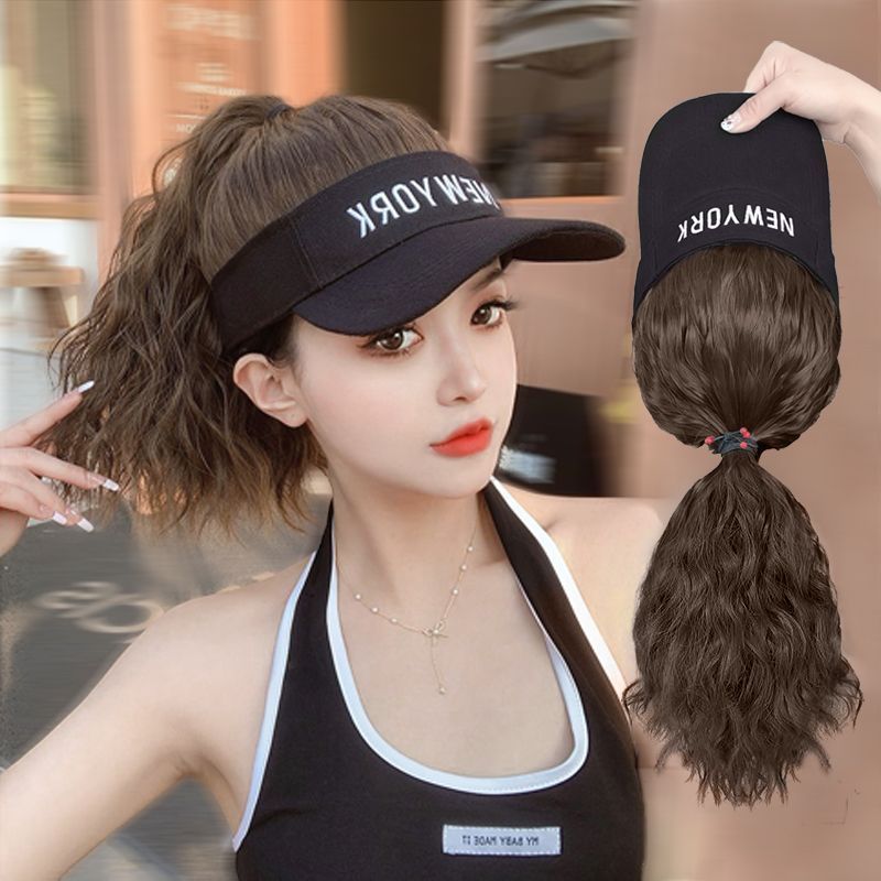 Mũ lưỡi chai thể thao kèm tóc giả cá tính Mũ lưỡi chai năng động SPORT S07MA09 Tóc giả nữ đẹp