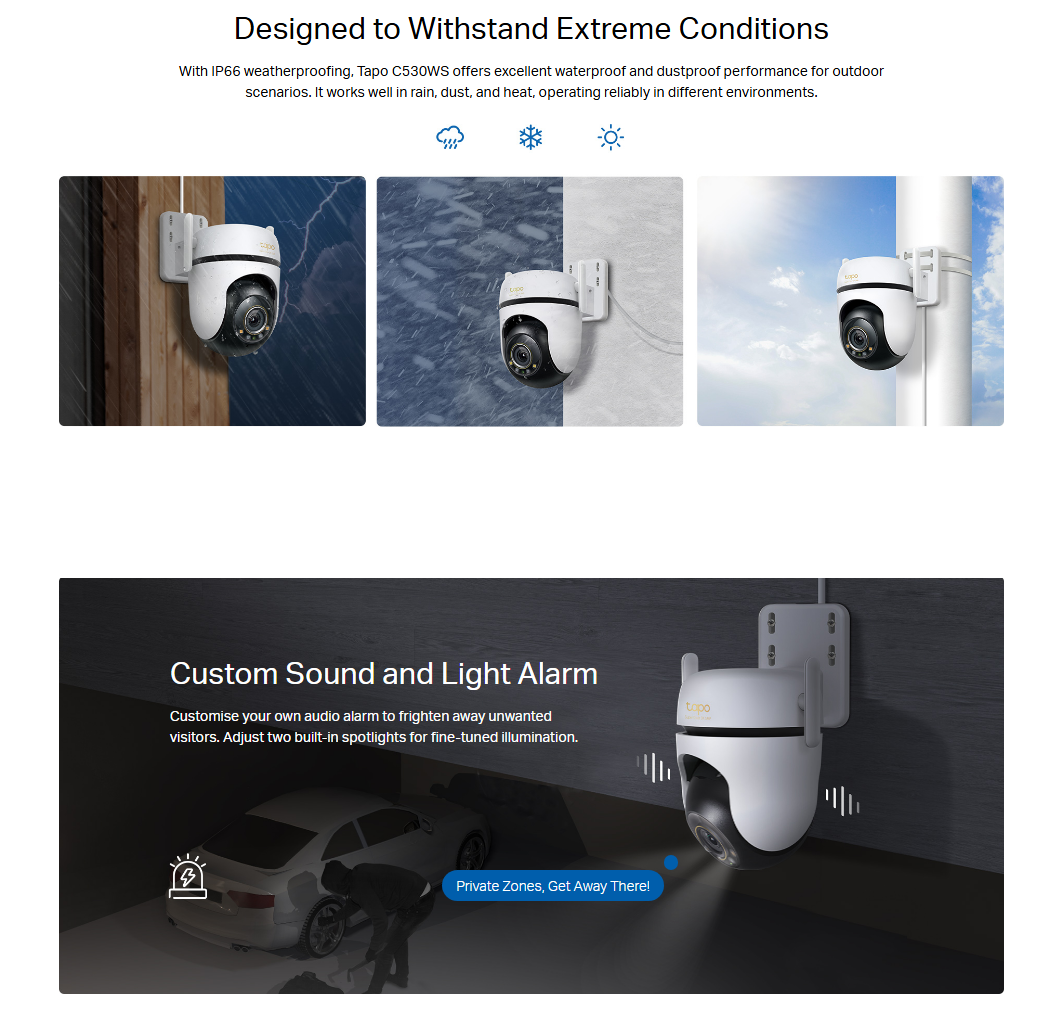 Tapo Doorbell Camera Tapo C530WS 3K 5MP Outdoor Pan/Tilt Security