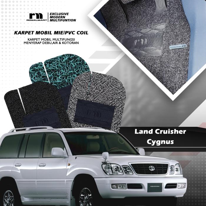 ROYAL MART KARPET MOBIL MIE PREMIUM UNTUK TOYOTA LAND CRUISER CYGNUS FULL SET BERGARANSI -RM3 Variasi Giá 1,671,173 Đồng*Miễn phí vận chuyển