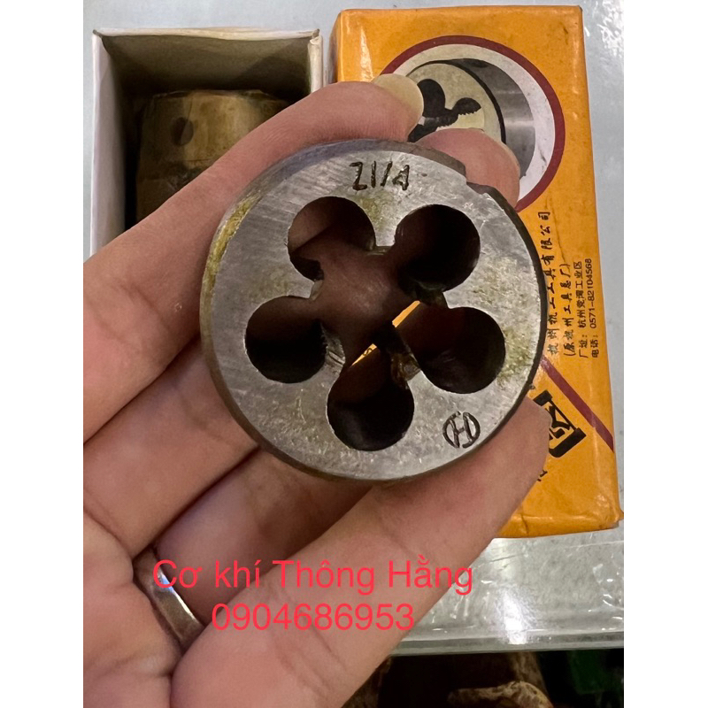 Bàn ren ống nước trụ g1/8-1/4-3/8-1/2-3/4-1icnh chuyên tạo ren ngoài