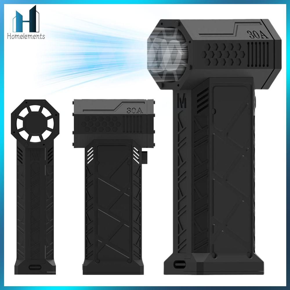 【Homelements】 130000 RPM Brushless Turbo Violent Fan USB Rechargeable Powerful Blower Air Duster for Computer Keyboard PC Car ราคา 405 บาท*ส่งฟรี