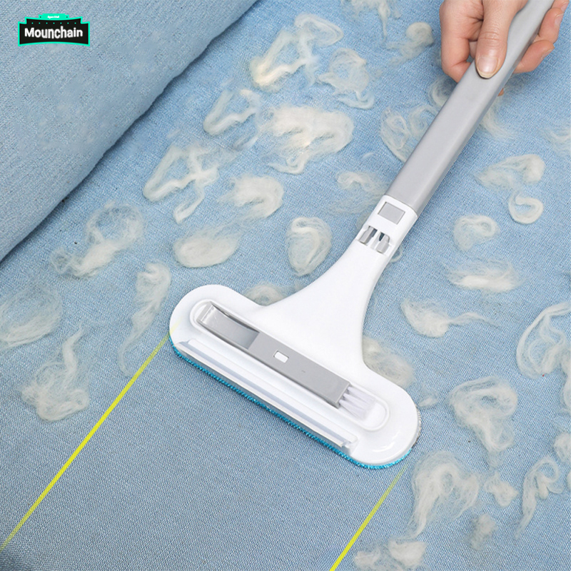 3-in-1 Dog & Cat Hair Remover, Lint And Hair Remover, With Self-Cleaning Brush & Silicone Squeegee Hair Cleaner Brushes For Furniture, Clothes, Sofa, Carpet ราคา 107 บาท*ส่งฟรี