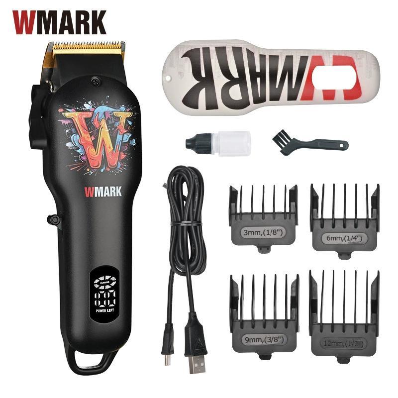 Wmark tóc Clipper NG-123 Máy cạo râu điện đầu dầu tông đơ điện nóng bán sạc cắt tóc Salon