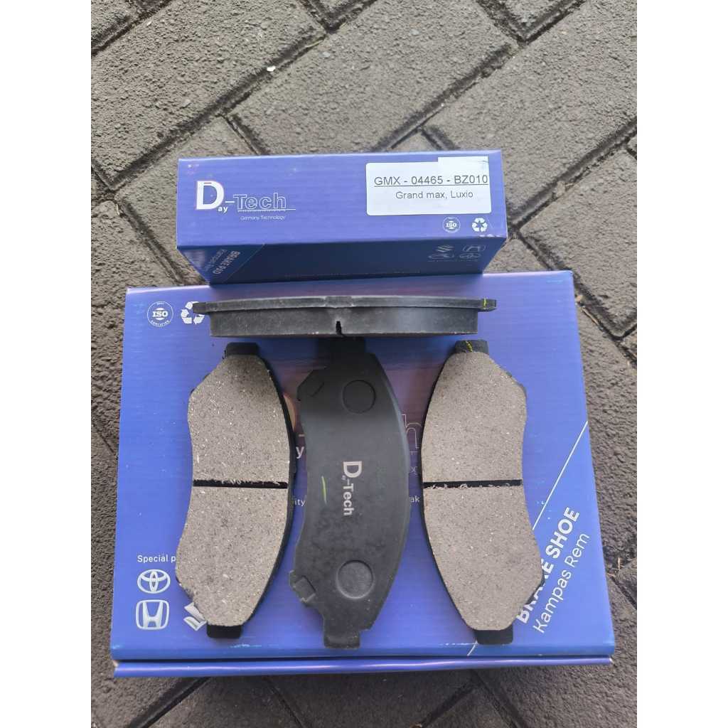 Kampas Rem Depan Granmax Luxio Grand Max Merek D-Tech - Satu Set Kiri dan Kanan Harga 185,000 rupiah*Gratis Ongkir