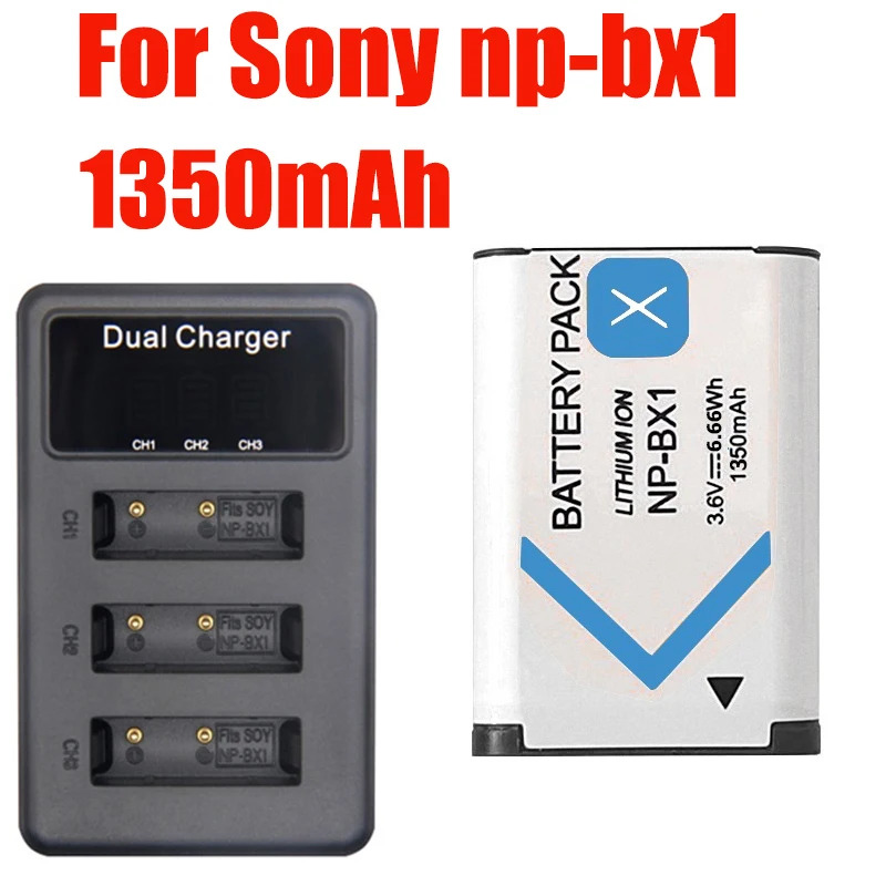 2024np-bx1 NP BX1 Li-ion pin cho Sony DSC-RX100 RX1 HDR-AS15 AS10 HX300 WX300 npbx1 NP BX1 BC-CSXB m