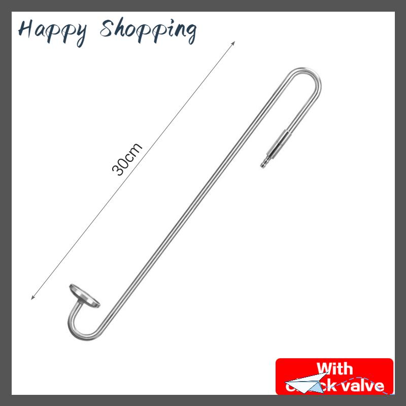 [THS Store] COD Zrdr Aquarium CO2 Máy phun sương CO2 khuếch tán gương 304 thép không gỉ áp lực giảm solenoid van Refiner cho thực vật thủy sinh tăng trưởng Fish Tank CO2 Refiner - 4
