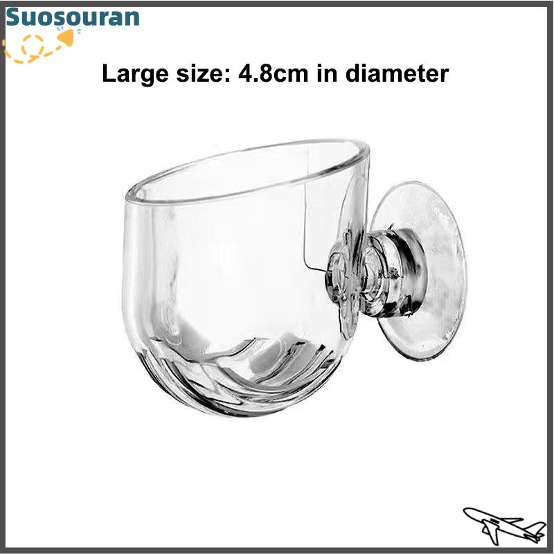 【suosouran】🔥🔥 Trong suốt Acrylic nhà máy thủy sản cup Aquarium Fish Tank nhà máy nồi với hút thức ăn container đứng Aquarium phụ kiện - 2