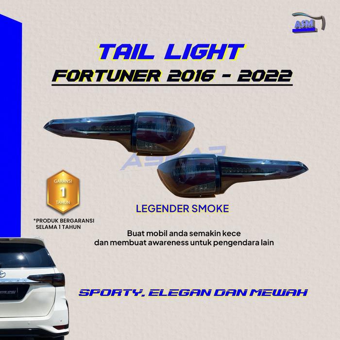 TAIL LIGHT LED STOP LAMP TOYOTA FORTUNER 2016-2022 - D&L SHOP7 Harga 4,780,000 rupiah*Gratis Ongkir