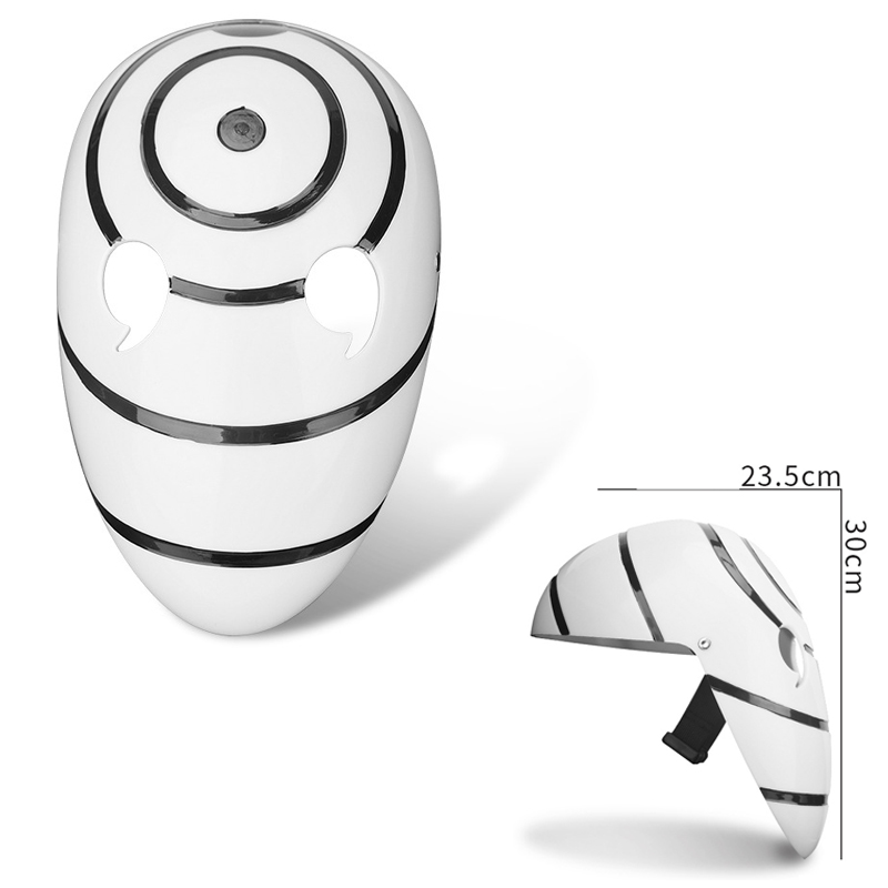 {gykhhguk} Anime Naruto Uchiha Obito Cosplay Mask Halloween Hokage Eye Luminous Mask Sharingan High 