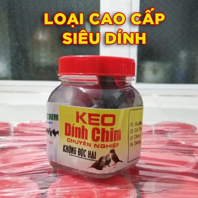 Keo Dính Chim - Keo Bẫy Chim Sẻ, Cu Gáy, Chào Mào , Trao Trảo Hàng Thái Lan Siêu Dính