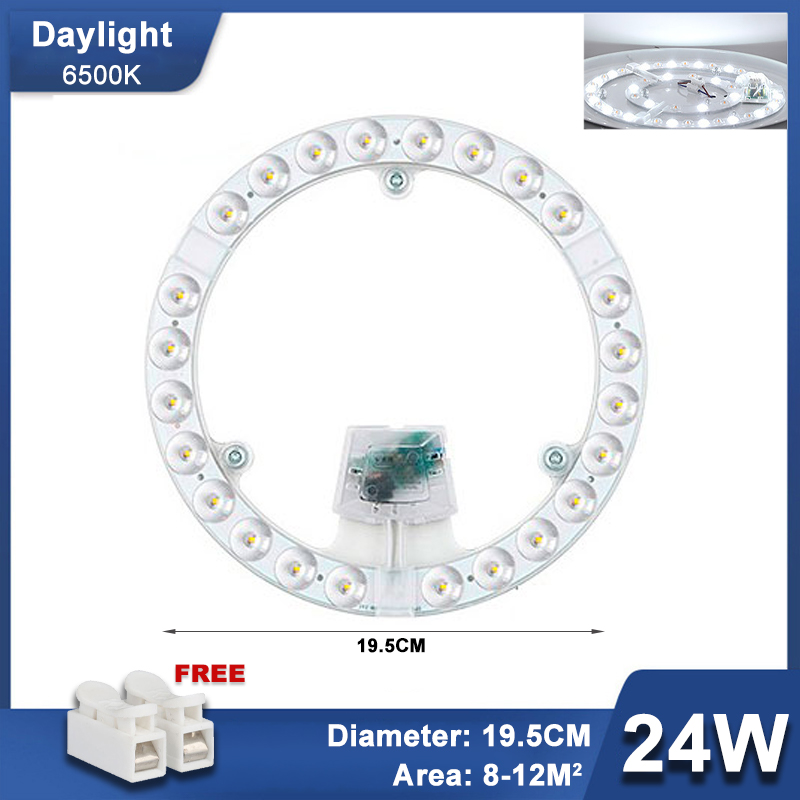 LED Ceiling Panel Replacement Light Magnet Magnetic With Remote control Ring Light Round