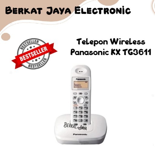 TELEPON WIRELESS PANASONIC KX TG 3611 LONG RANGE 2.4 GHZ Harga  995,000 Ringgit*Penghantaran Percuma