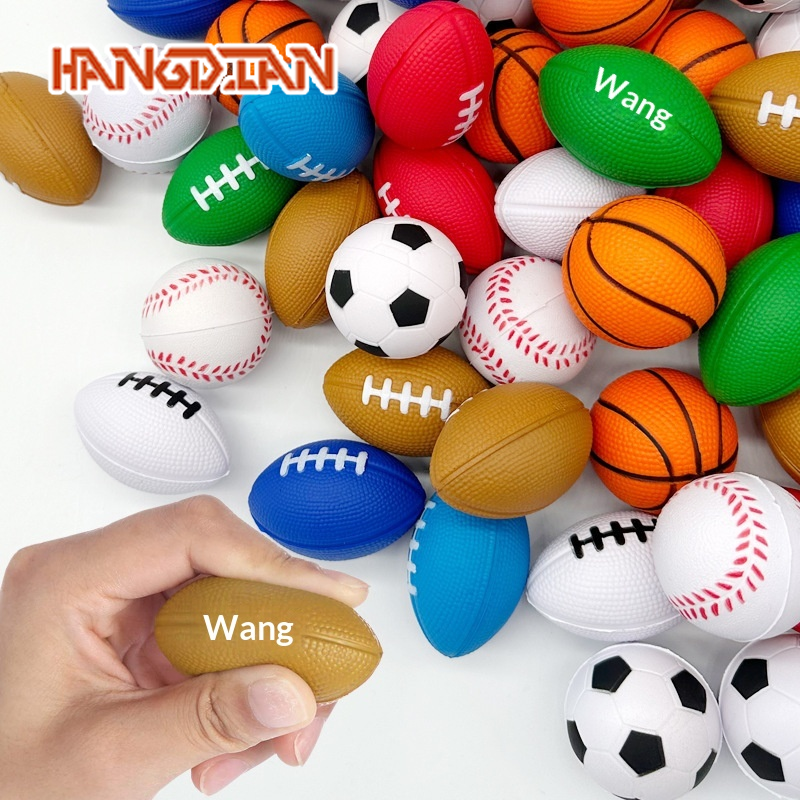 [Hangdian Stress Relief Toy, Anti-Stress Toy, Made from Slow-Recovering Pu Golf Balls, Suitable for Stress Relief and Sensory Play.,HANGDIAN Stress Relief PU Golf Balls with Slow Rebound, Perfect for Pressure Release and Sensory Play,] ราคา 20 บาท*ส่งฟรี