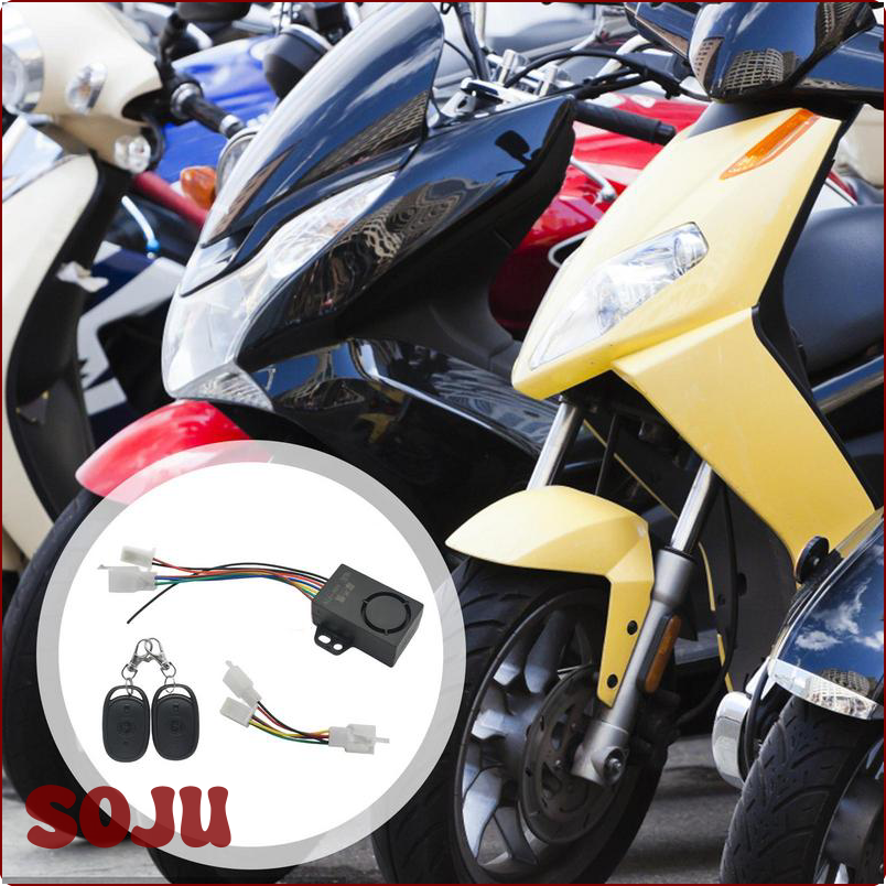 [M1708] mới xe gắn máy Xe Đạp Khóa an ninh báo động chống trộm chất liệu nhựa ABS và linh kiện điện tử mạnh mẽ điều khiển từ xa ebikes báo động ☆