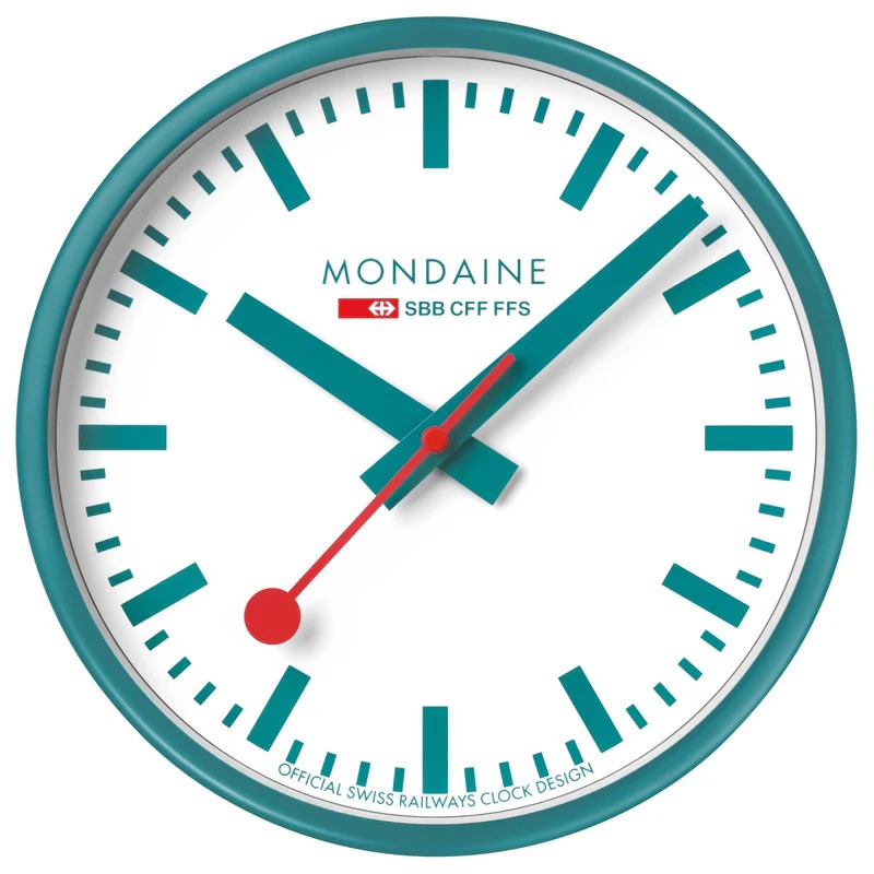 (New) Mondaine 250mm Limited Edition White Dial Quartz Wall Clock A990.Clock.10Sbd ราคา 13,500 บาท*ส่งฟรี