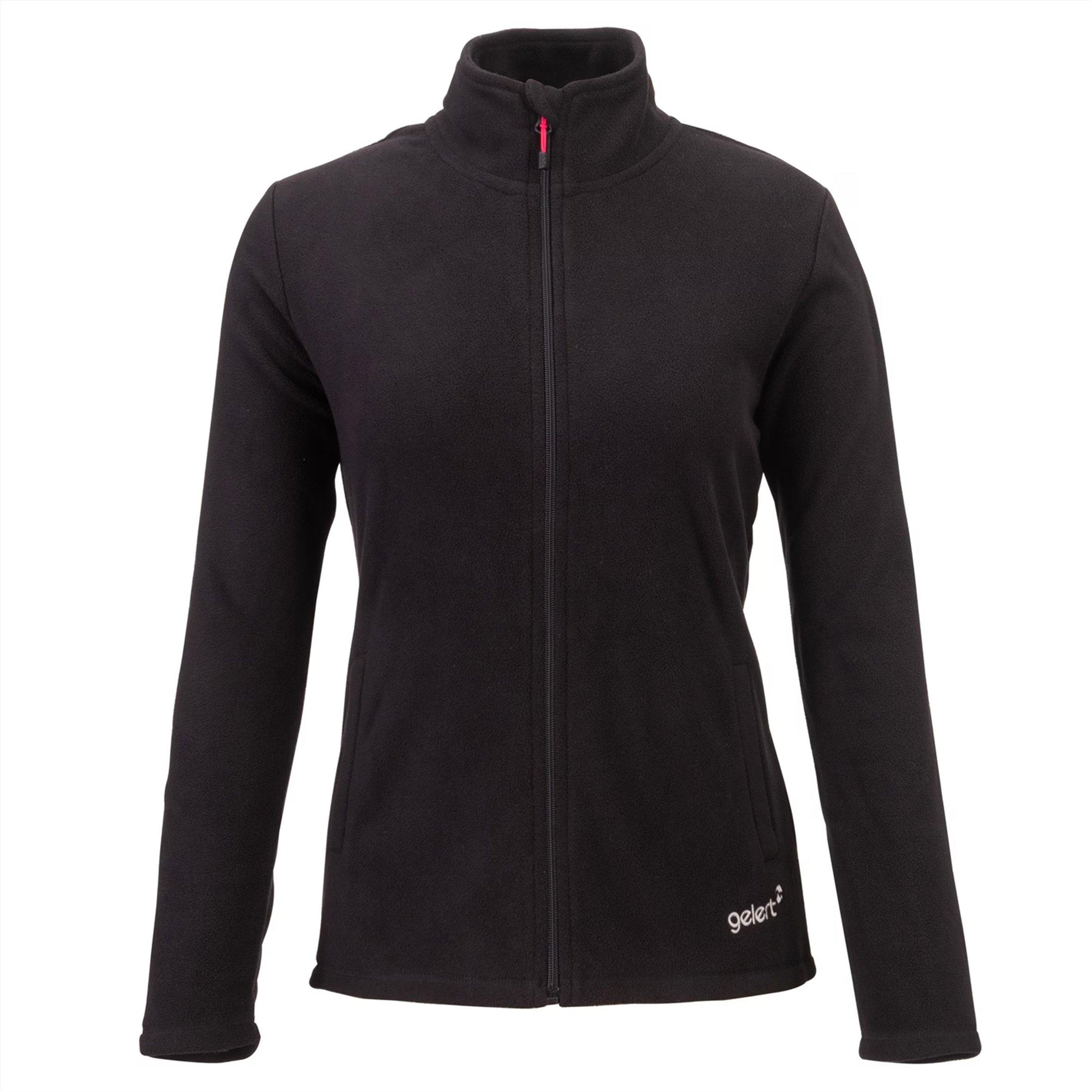 Gelert Womens Ottawa Full Zip Fleece Jacket Womens (Black) - Sports Direct