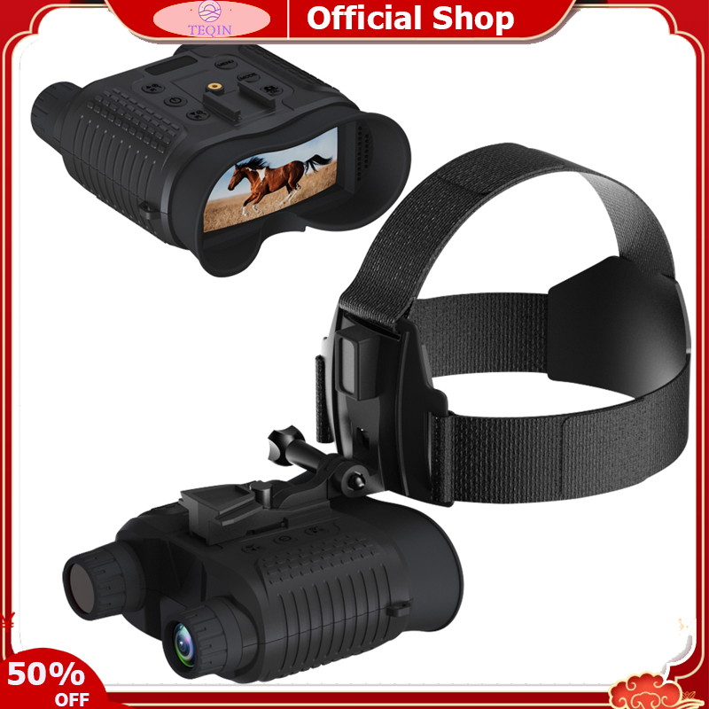 TEQIN toy new NV8160 Night Vision Binoculars Telescope 8X Digital Zoom Portable Headband Bracket 2.7" HD TFT High Sensitivity Sensor Night Goggles For Camping Hiking Wildlife Scenery ราคา 5,134 บาท*ส่งฟรี
