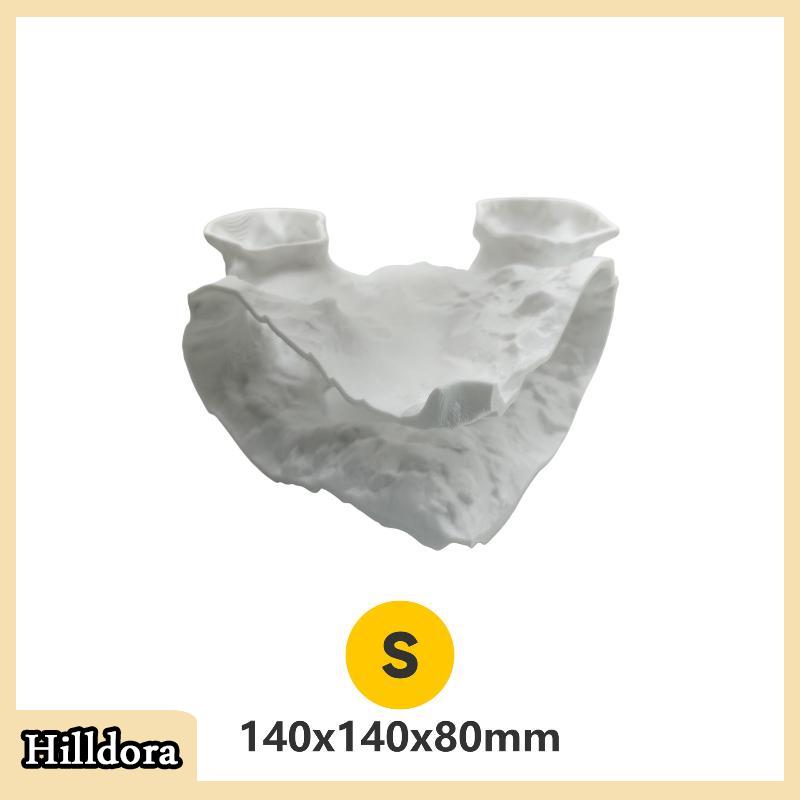 [Hilldora] Bể cá hang động ngầm cho tôm cá bò sát nơi trú ẩn Nhà Đường hầm hang động cảnh quan aqaurium trang trí - 2