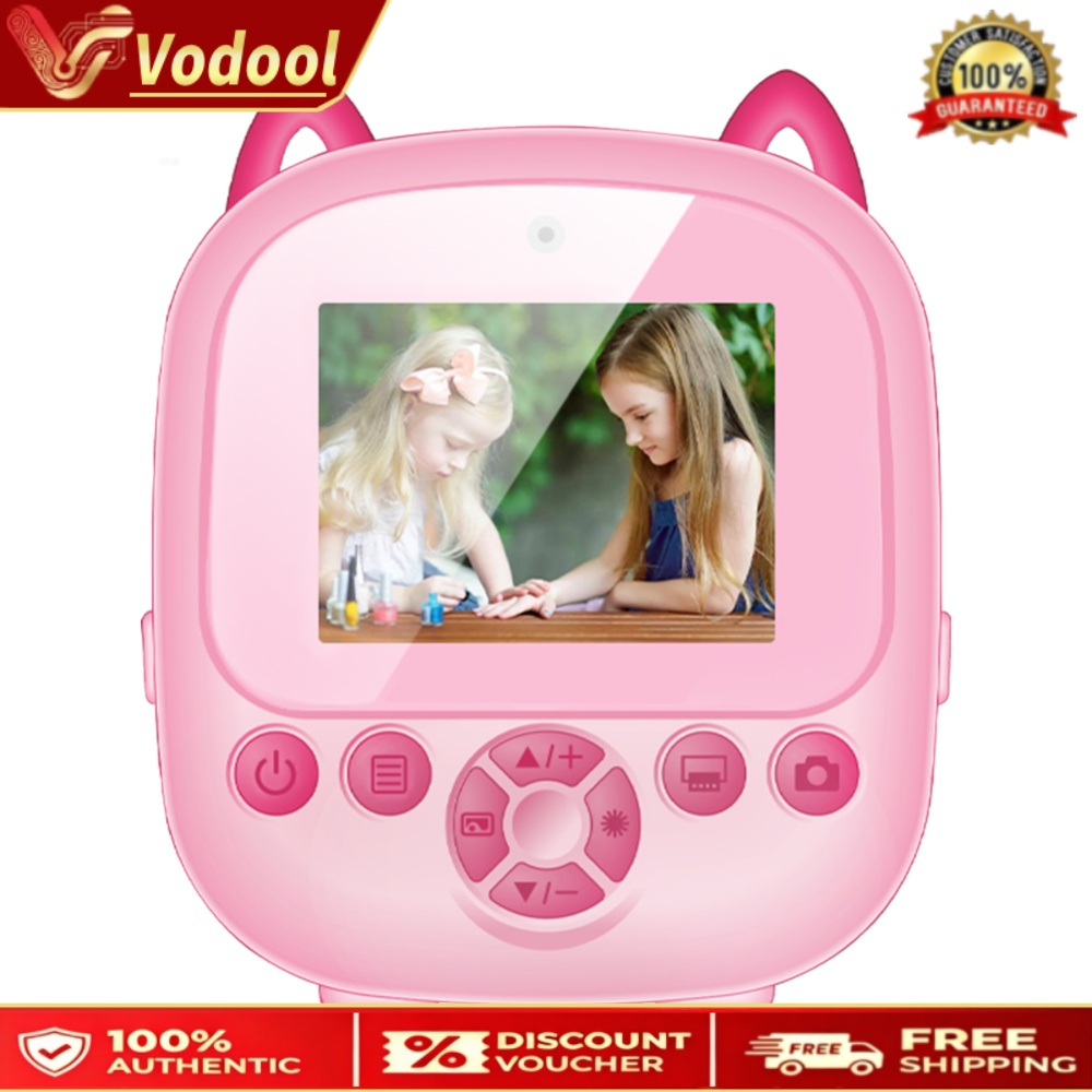 Cute Digital Camera with Thermal Printing and Hd Images, 6 in 1 Function, Portable Size for Travel and Daily Use. ราคา 797 บาท*ส่งฟรี