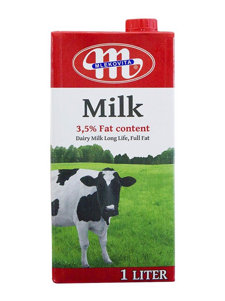 Sữa tươi Mlekovita Ba Lan hộp 1L