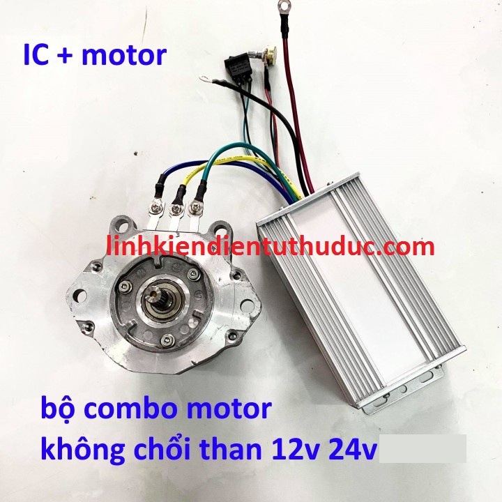 Combo motor 12v 24V 500w bldc không chổi than brushless + điều tốc 30A, motor không chổi than, motor brushless
