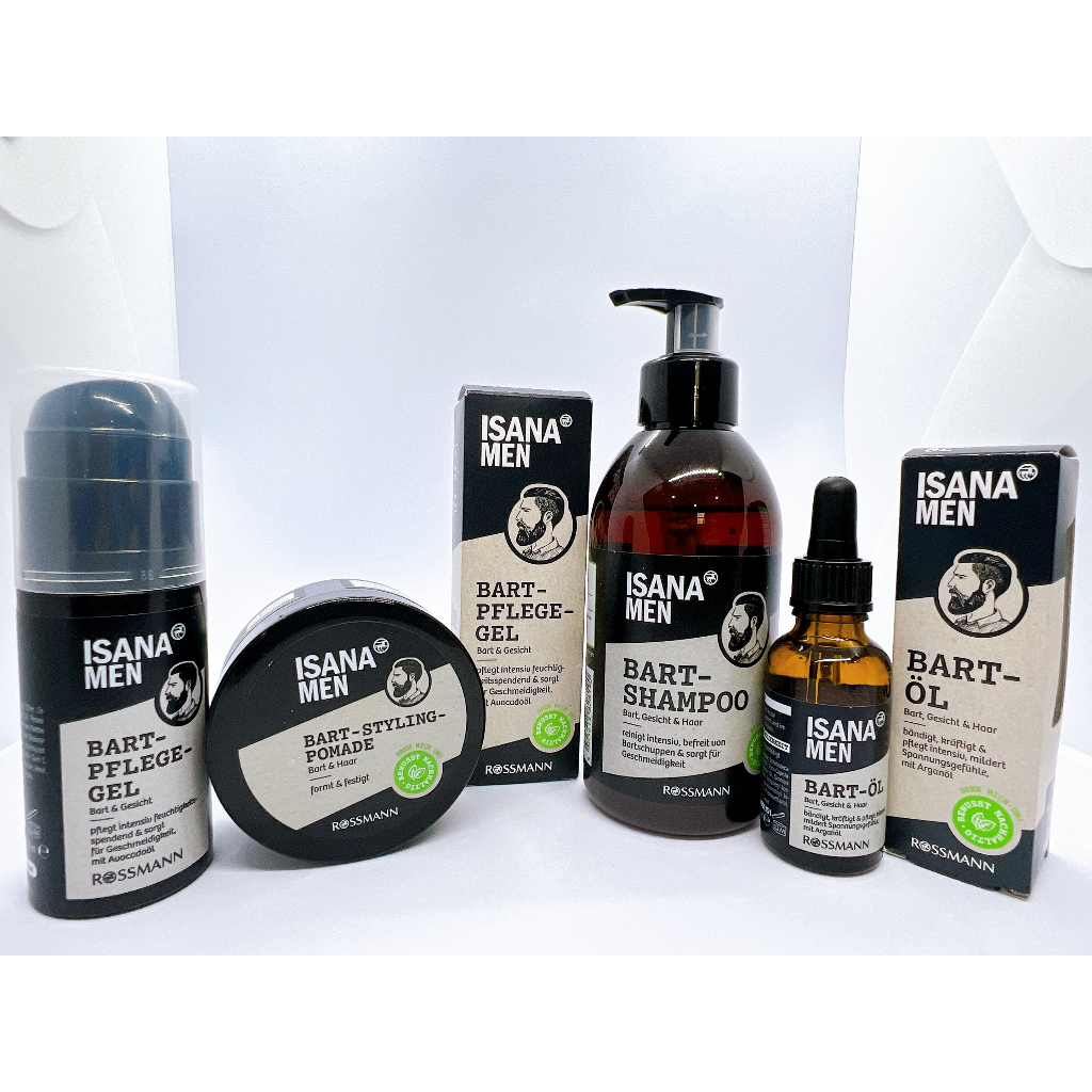 Dầu gội, sáp và tinh dầu dưỡng tóc và râu từ đức isana men bart- shampoo 250ml