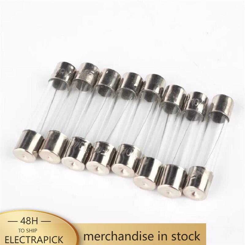 10 chiếc 5x20mm 6x300mm cầu chì ống thủy tinh 0.2a 0.5a 1a 2a 3a 4a 5a 7a 8a 10a 12a 15a 20a kính cầu chì nhanh