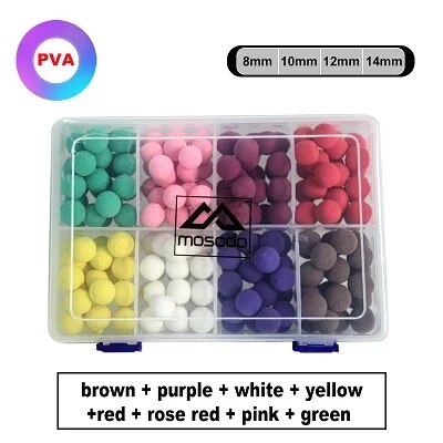 Mosodo Câu Cá Chép Pop Up hạt nổi Bead boilies EVA PVA pop-up pop-up lure mồi mồi màu trong một hộp